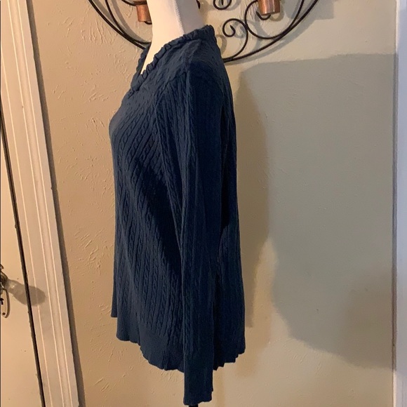 Eddie Bauer Blue Sweater - Picture 5 of 6